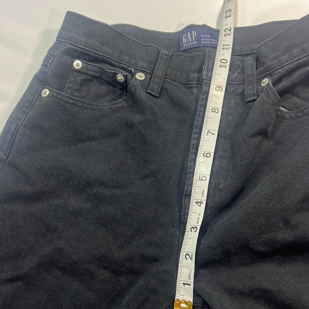 Gap high rise wide leg jeans size 0/25 - Picture 8 of 11